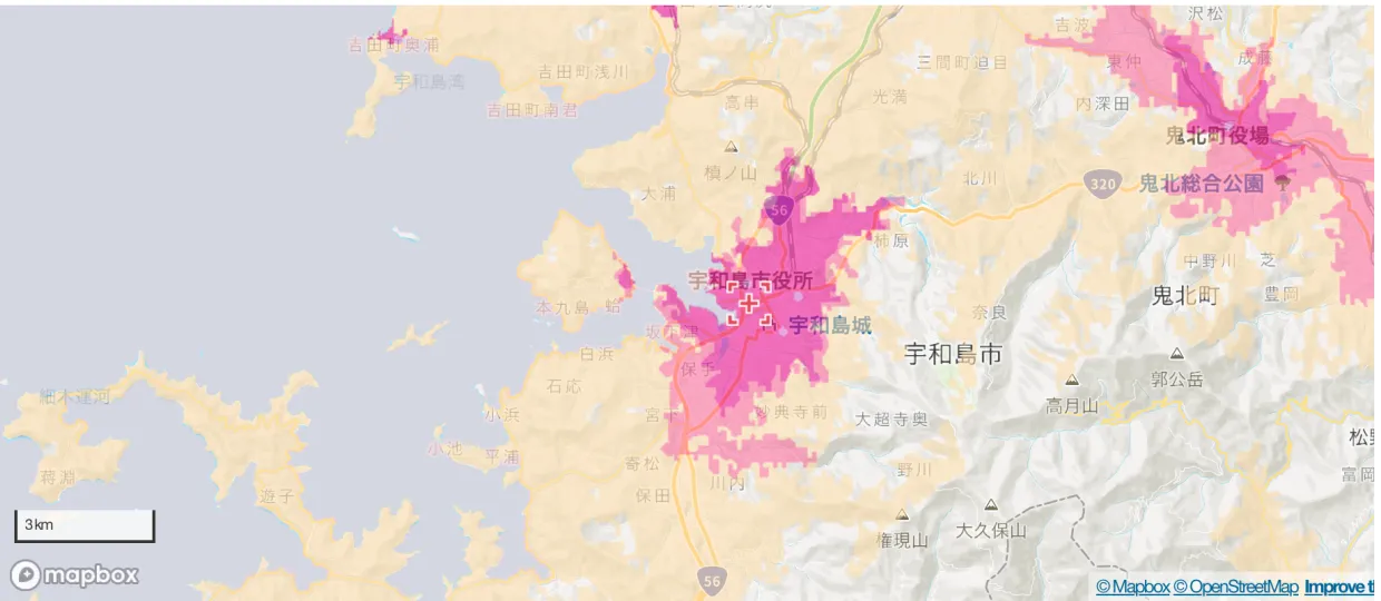 宇和島市エリア