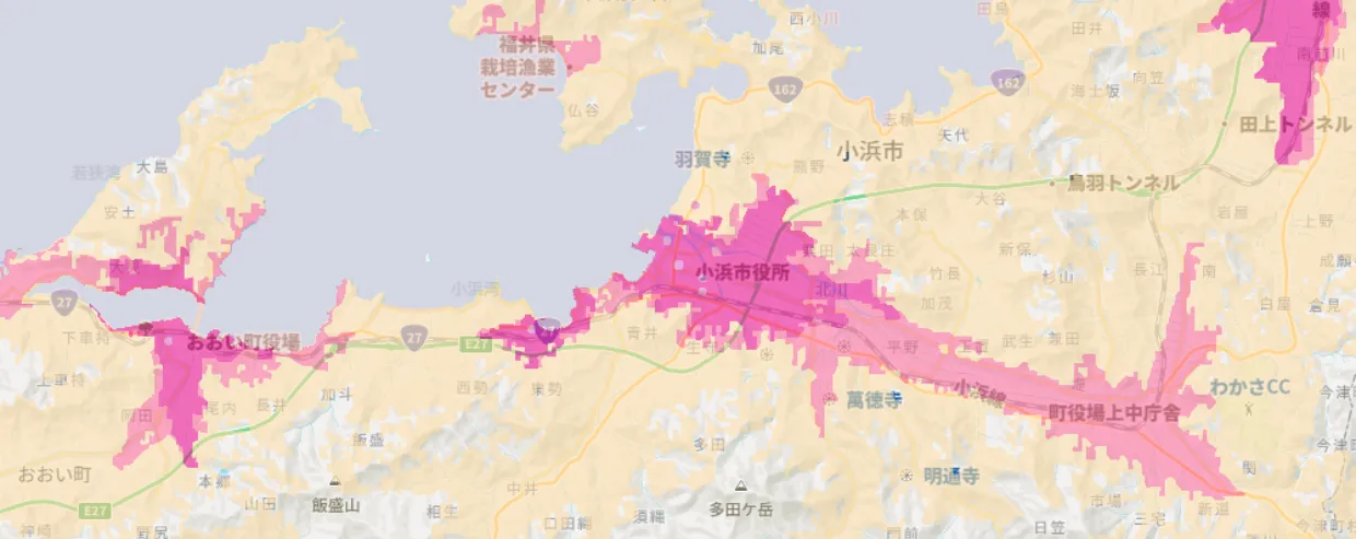 福井県小浜市エリア