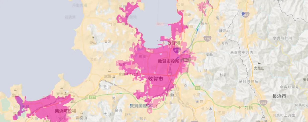 福井県敦賀市エリア