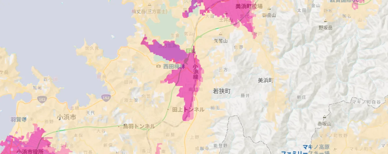福井県若狭町エリア