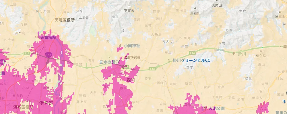 静岡県森町エリア